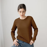 Brown Classic Full Sleeve Tee