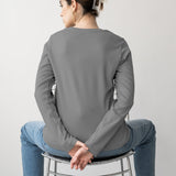 Grey Classic Full Sleeve Tee