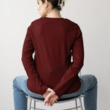 Maroon Classic Full Sleeve Tee