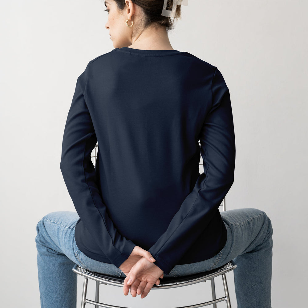 Navy Blue Classic Full Sleeve Tee