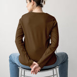Brown Classic Full Sleeve Tee