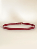 Unisex Faux Luxury Waist Belts - Maroon