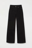 Premium Black High Waist Wide Leg
