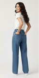 Mid Blue Wide Leg