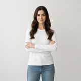 Pure White Classic Full Sleeve Tee