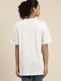 White Drop Shoulder Oversize T Shirt