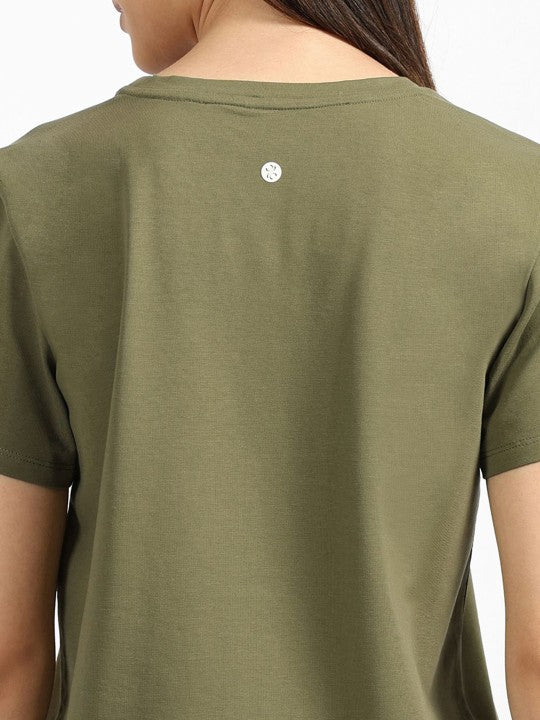 Olive Green T Shirt – Soft Cotton Casual Tee