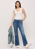 Dion Blue High Rise Flare Jeans