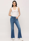 Dion Blue High Rise Flare Jeans