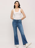 Dion Blue High Rise Flare Jeans