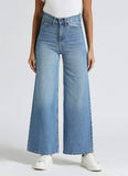 Hailey Blue High Waist Wide Leg Jeans
