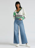 Hailey Blue High Waist Wide Leg Jeans