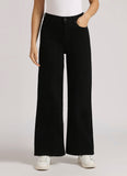 Hailey Black High Waist Loose Wide Leg Jeans
