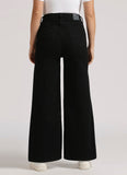 Hailey Black High Waist Loose Wide Leg Jeans