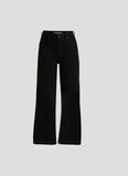 Hailey Black High Waist Loose Wide Leg Jeans