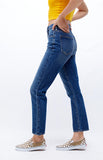 Blue High Waist Mom Jeans