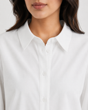 Women’s Cotton Button Down Shirt - White