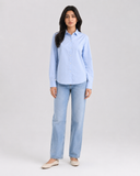 Women’s Cotton Button Down Shirt - Sky Blue