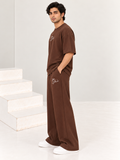 Men's Oversized Co-Ord Set – Brown | Burraq