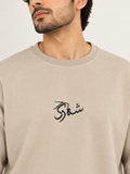Men's Oversized Co-Ord Set – Beige | Burraq