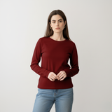 Maroon Classic Full Sleeve Tee