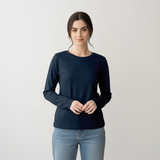 Navy Blue Classic Full Sleeve Tee