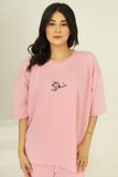 Women’s Oversized Co-Ord Set – Pink | Burraq