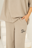 Women’s Oversized Co-Ord Set – Beige | Burraq