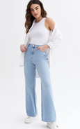 ICY BLUE WIDE LEG JEANS