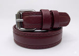 Unisex Faux Luxury Waist Belts - Maroon