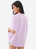 Light Purple  Drop Shoulder Oversize T Shirt