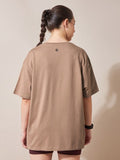 Brown Drop Shoulder Oversize T Shirt