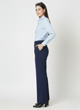 Tailored Wide Leg Pants - Blue