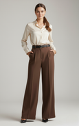 Tailored Wide Leg Pants