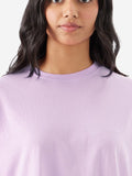 Light Purple  Drop Shoulder Oversize T Shirt