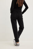 Premium Balck Mom High Waist Jeans