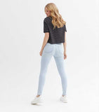 Pale Blue High Waist Skinny Jeans