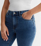 Skinny Jeans Blue Mid Rise Amie