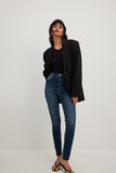 Blue Skinny High Waist Jeans