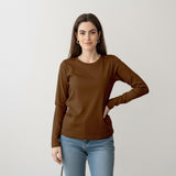 Brown Classic Full Sleeve Tee