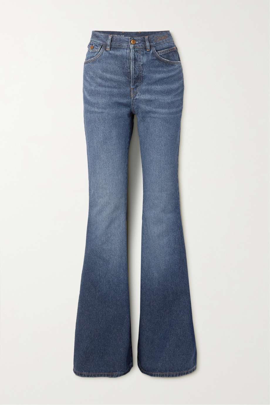 Mid Blue Bell Bottoms.